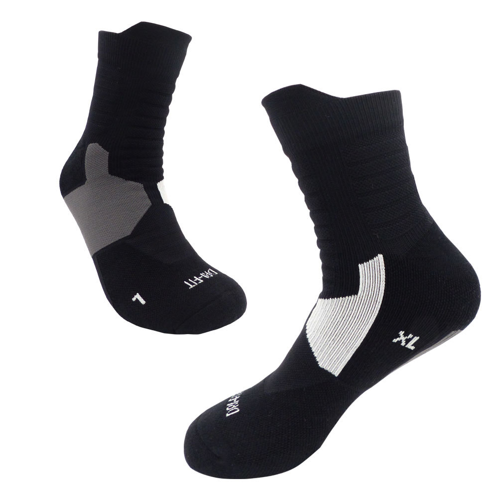 Socks Male Sports Socks Absorb Sweat Socks Towel Bottom Elite Basketball Socks Soccer Socks Jogging Outdoors Hiking Socks